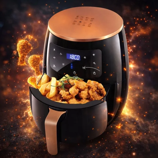 Air Fryer Silver Crest 6L / 2400W – уред за готвене с горещ въздух