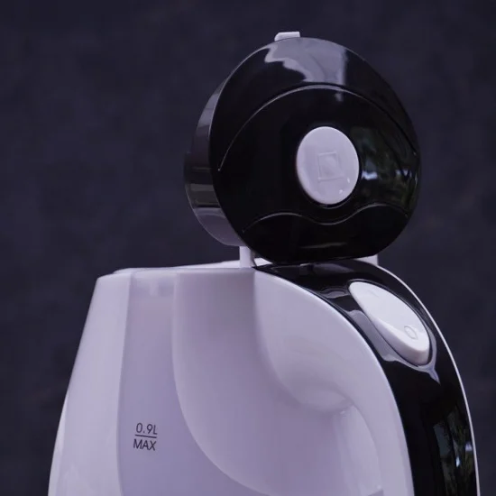 Ел. кана Oliver Voltz OV51230F, 1300W, 0.9 литра, Безжична, Бялa/ Черна