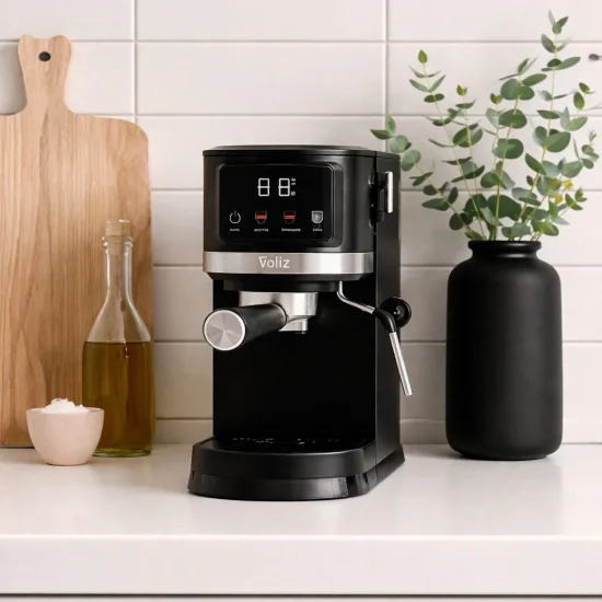 Кафемашина Voltz OV51171O с LED дисплей – еспресо и капучино у дома