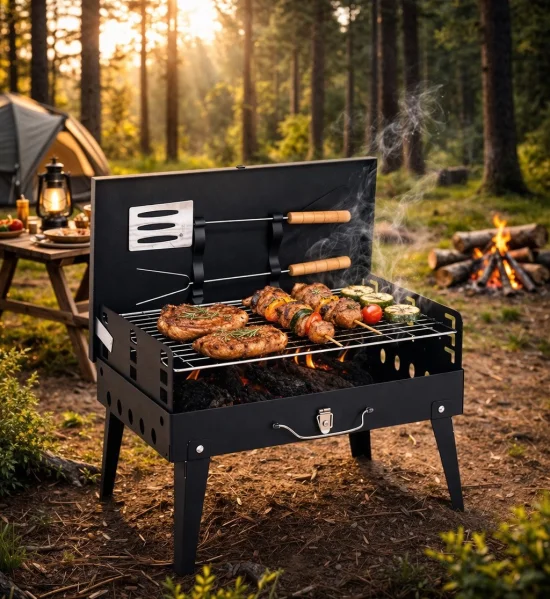 Промо комплект 1+1 – Преносимо барбекю + Мини пералня с 3 режима