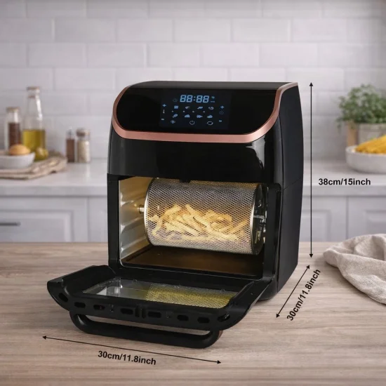 Stella Power Air Fryer Oven – 12 литра, 1800W мощност, фурна с горещ въздух